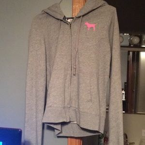 Pink Hoodie Zip Up